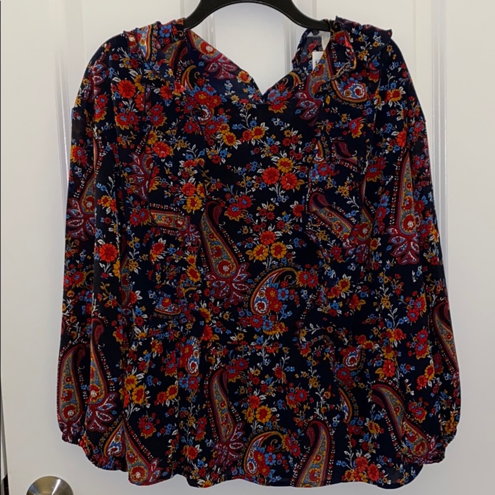 Long sleeve blouse